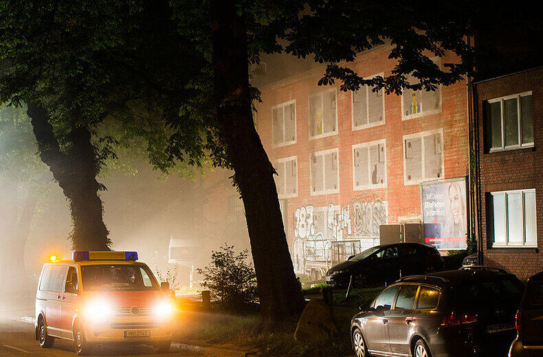 Brand in Hochbunker in Hamburg!