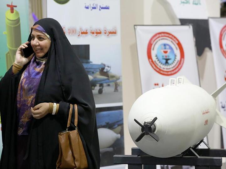 Militär- und Rüstungsmesse "Defence, Security and Aviation Exhibition" in Bagdad.