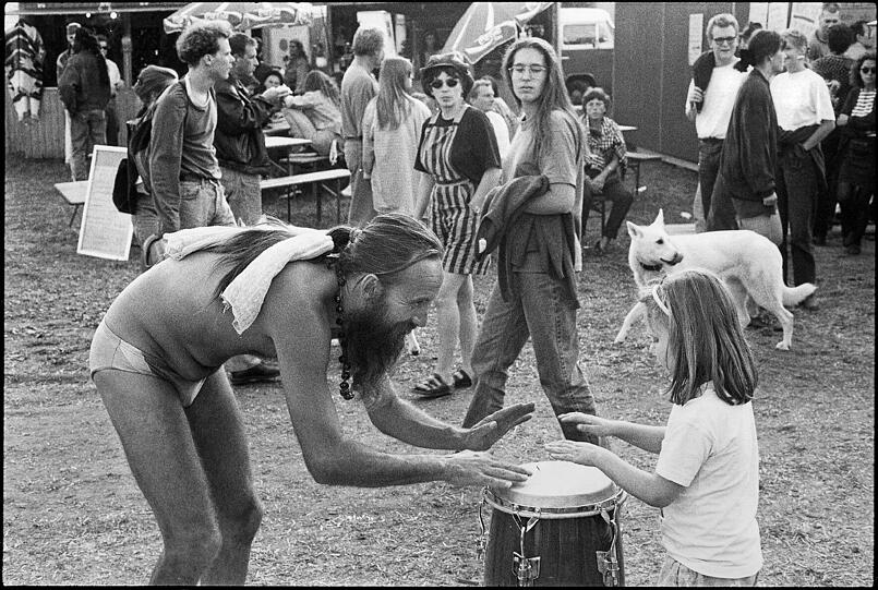 Früher noch mehr als heute war das Festival eines für alternativ Lebende. Und eines für Kinder &ndash; das ist gleich geblieben.