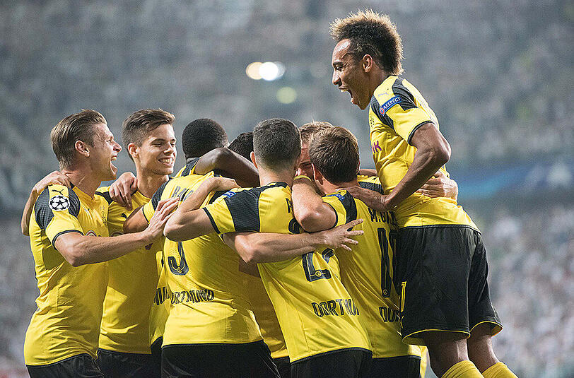 Dortmund obenauf: Zum Champions-League-Auftakt gab es einen klaren Sieg für die "Schwarz-Gelben".
