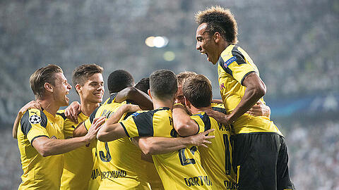 Dortmund obenauf: Zum Champions-League-Auftakt gab es einen klaren Sieg für die "Schwarz-Gelben".