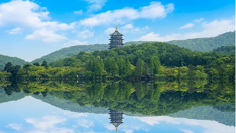 Der Westsee in Hangzhou – ein UNESCO Weltkulturerbe.