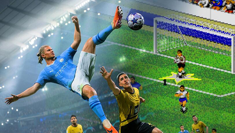 "FIFA" damals, "FC" heute - und der virtuelle Fußball in der Zeit dazwischen. Lassen Sie die zahllosen Ableger der erfolgreichsten Sportreihe der Welt Revue passieren - und staunen Sie, welche teils kuriosen Ideen schon getestet wurden. "FIFA" damals, "FC" heute - und der virtuelle Fußball in der Zeit dazwischen. Lassen Sie die zahllosen Ableger der erfolgreichsten Sportreihe der Welt Revue passieren - und staunen Sie, welche teils kuriosen Ideen schon getestet wurden.