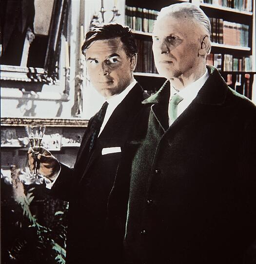 1960: Joachim Fuchsberger im Edgar Wallace-Film "Die Bande des Schreckens".