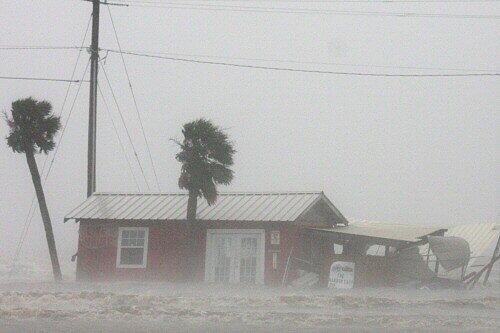 Der Tropensturm "Gustav" am Mississippi
