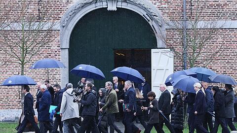 Die Spitzenpolitiker treffen sich auf einem Wasserschloss im fl&auml;mischen Teil Belgiens.