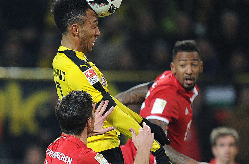 Jerome Boateng: Note 4. Nach dem Länderspielblock wieder fit und gegen die Doppelspitze Aubameyang/Ramos gefordert. Schmiss sich in jedes Kopfballduell. Vermisst wurden diesmal seine langen, öffnenden Schläge in die Spitze.