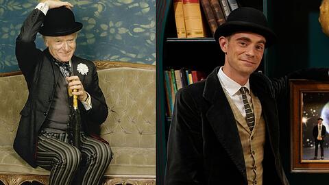 Der alte und der neue Pan Tau im Vergleich: Otto &Scaron;imánek und Matt Edwards