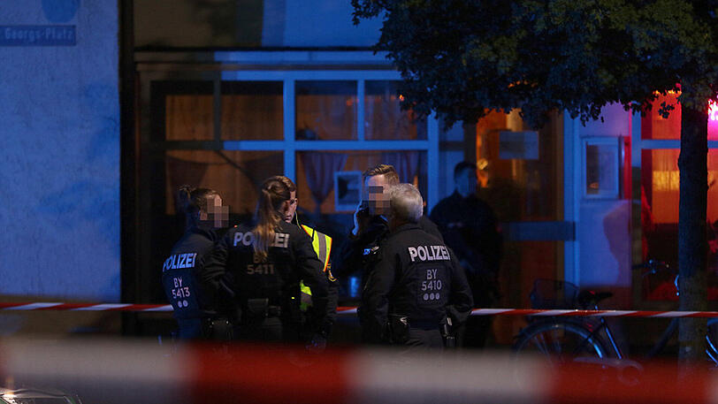 Ein Großaufgebot der Polizei war vor Ort.