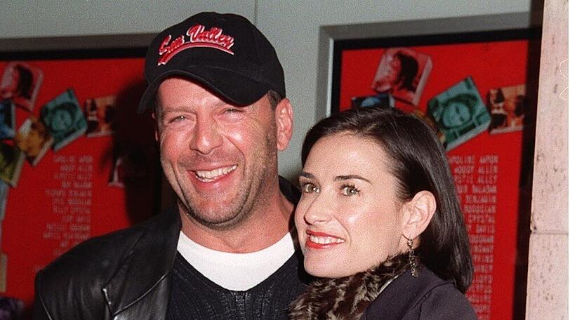 Bruce Willis und seine damalige Ehefrau Demi Moore im Jahr 1997