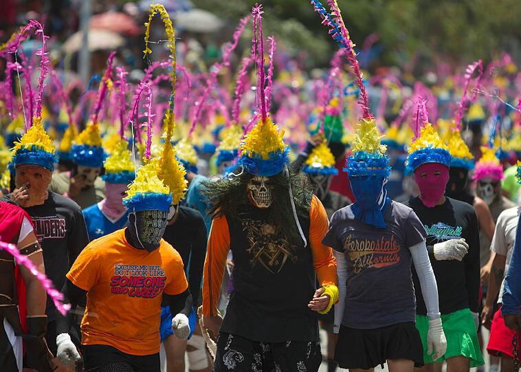 Die Prozession in Nicaragua wird " Die Gefesselten" genannt.