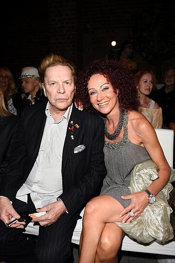 Helmut Berger und Mausi Lugner.