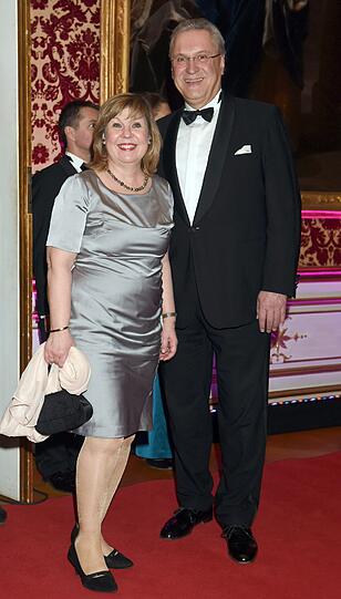 Bayerns Innenminister Joachim Herrmann (CSU) und seine Frau Gerswid.