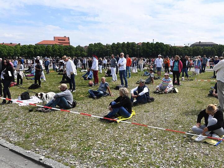 Auch auf der Münchner Theresienwiese wurde demonstriert.