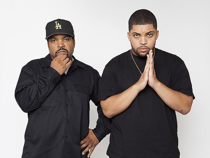 Ice Cube (l.) kann stolz auf seinen Sohn O'Shea Jackson Jr. sein