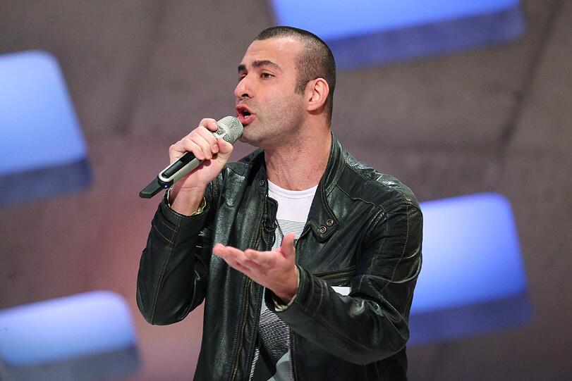 Antonio Gerardi (30) aus Hemer gibt alles, um die Jury zu beeindrucken