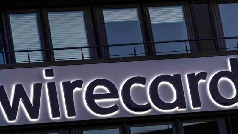 Der Schriftzug von Wirecard an der Firmenzentrale des Zahlungsdienstleisters.