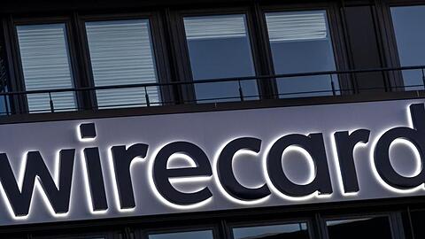 Der Schriftzug von Wirecard an der Firmenzentrale des Zahlungsdienstleisters.