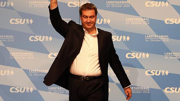 2018 präsentierte sich Markus Söder noch etwas fülliger als heute. 2018 präsentierte sich Markus Söder noch etwas fülliger als heute.