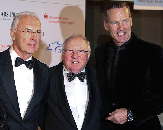 Franz Beckenbauer, Uwe Seeler und Henry Maske.