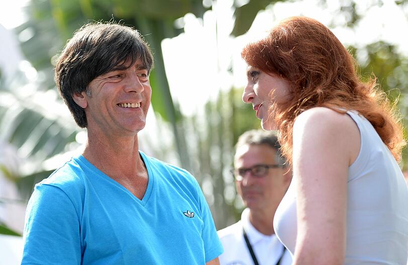 Jogi Löw mit Monica Lierhaus