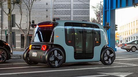 Die Wagen von Zoox haben weder Lenkrand, noch Pedale.