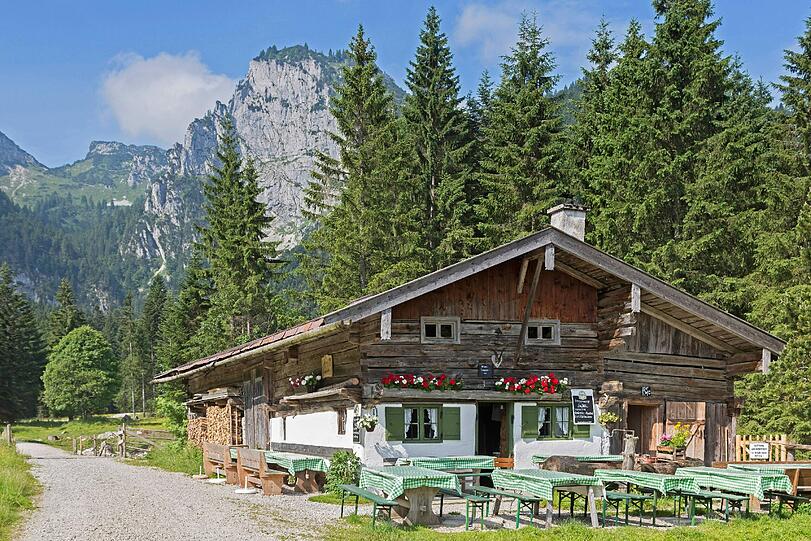 Idylle auf der Längentalalm.
