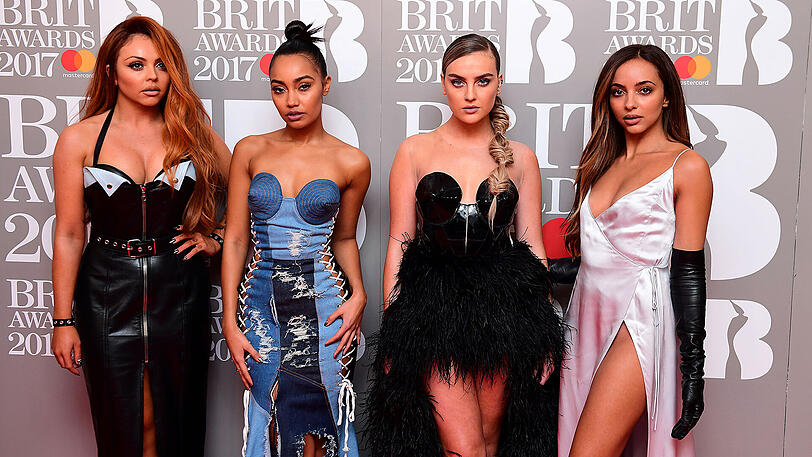 Jesy Nelson (l-r), Leigh-Ann Pinnock, Perry Edwards und Jade Thirwall von den Little Mix