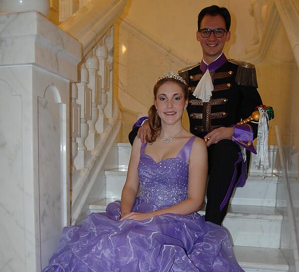 Das Laimer Prinzenpaar: Rebecca I. und Sebastian I.