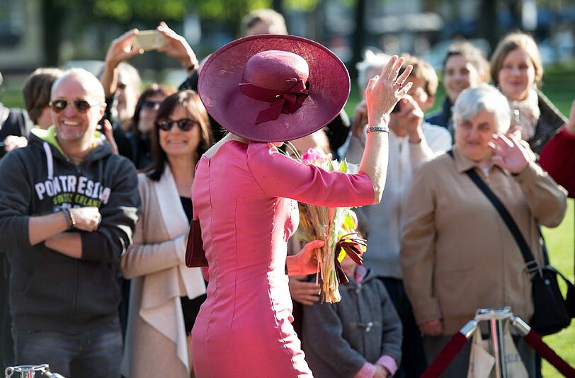 Sehen Sie hier weitere Bilder vom München-Besuch von Maxima und Willem-Alexander.