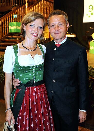 BayWa-Vorstandsvorsitzender Klaus Josef Lutz mit Ehefrau Martina