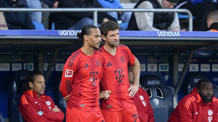 Die Verträge von Leroy Sané und Thomas Müller laufen am Saisonende aus.