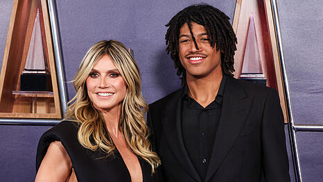 Heidi Klum und ihr Sohn Henry Samuel im August dieses Jahres.