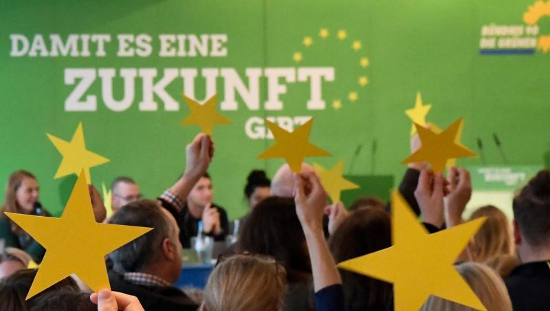 Delegierte von Bündnis90/Die Grünen beim Landesparteitag im schleswig-holsteinischen Bad Bramstedt. Delegierte von Bündnis90/Die Grünen beim Landesparteitag im schleswig-holsteinischen Bad Bramstedt.