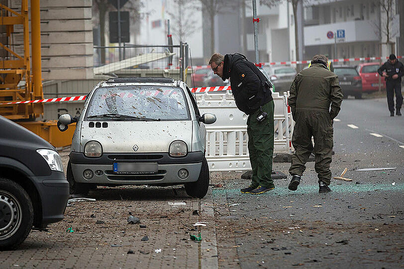 Die Dixi-Klo-Explosion sorgte in der Fürther Südstadt für Verwüstung und massive Schäden. Die Bilder vom Tatort.