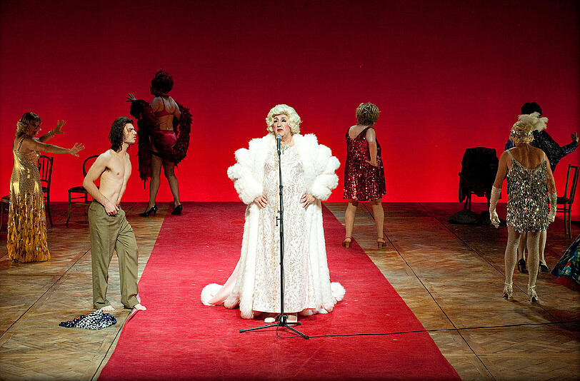 Eine Szene aus Alain Platels Tanzperformance «Gardenia».