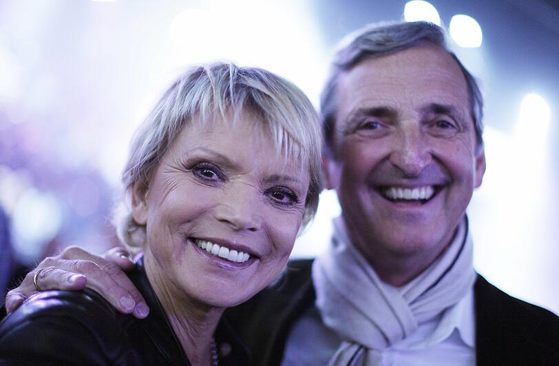 Uschi Glas mit Ehemann.