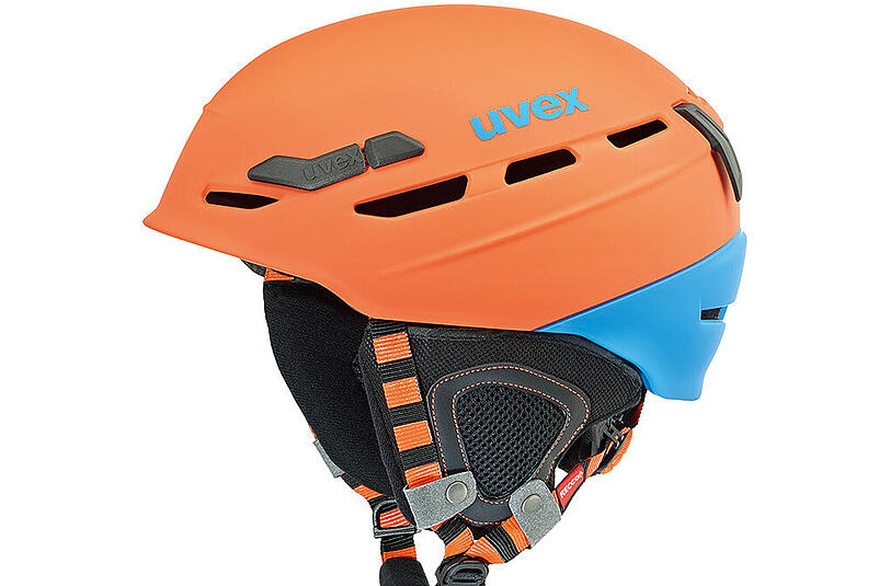 Der Uvex p.8000 Tour ist gleichzeitig Ski-, Kletter- und Radhelm.