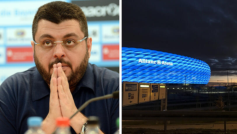Wird am Sonntag im Stadion sein: Hasan Ismaik. Wird am Sonntag im Stadion sein: Hasan Ismaik.