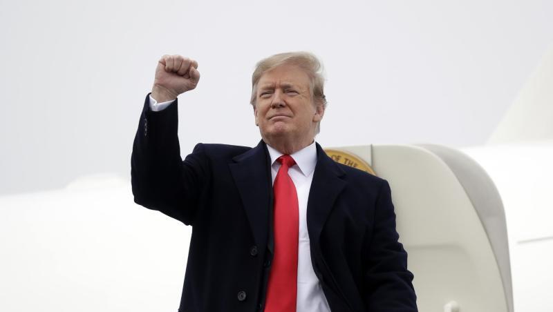 Es sei für die Vereinigten Staaten an der Zeit, die Souveränität Israels über die Golanhöhen anzuerkennen, sagte Trump. Es sei für die Vereinigten Staaten an der Zeit, die Souveränität Israels über die Golanhöhen anzuerkennen, sagte Trump.