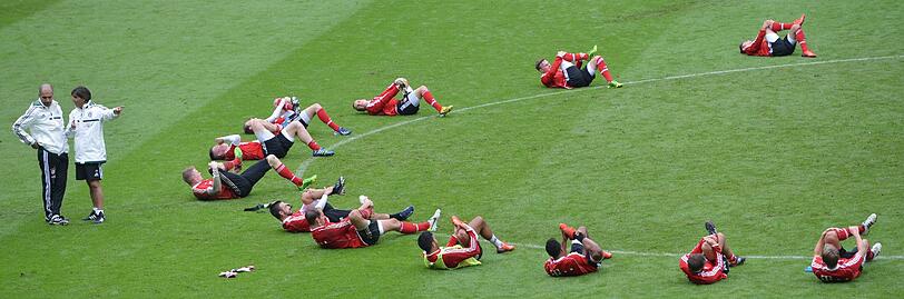 Doch nicht nur sportlicher Drill war angesagt.