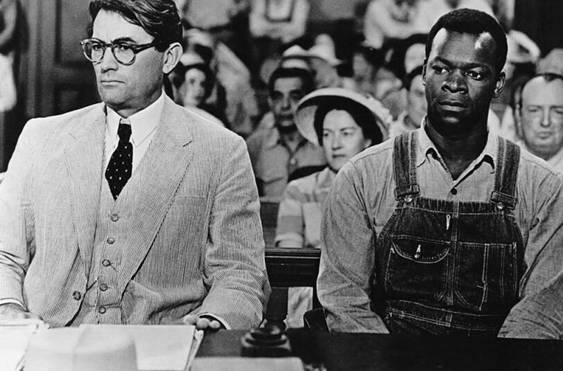 "Wer die Nachtigall stört" von 1962 mit Gregory Peck und Brock Peters.