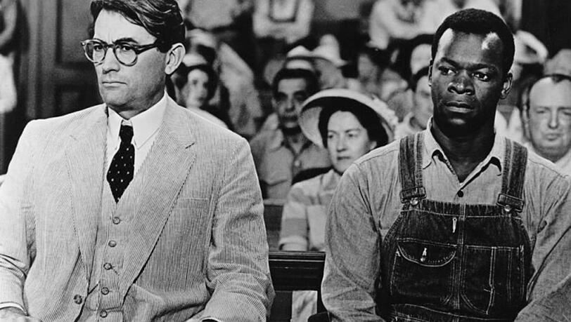 "Wer die Nachtigall stört" von 1962 mit Gregory Peck und Brock Peters. "Wer die Nachtigall stört" von 1962 mit Gregory Peck und Brock Peters.