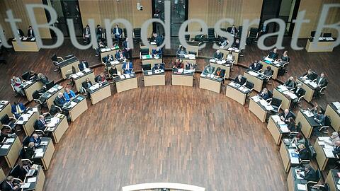 Die Ministerpräsidenten der Länder im Bundesrat.