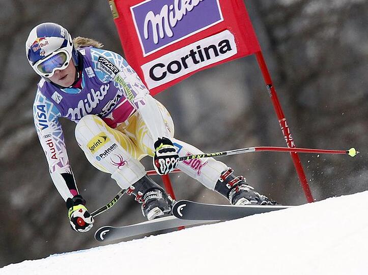 Lindsey Vonn hat ihren Unfall heil überstanden.