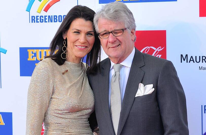 Sportmoderator Marcel Reif und seine Frau Marion Kiechle