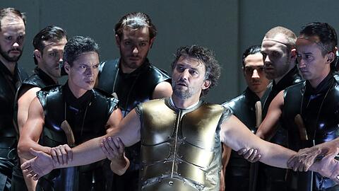 Jonas Kaufmann als Radames in Verdis "Aida" im Münchner Nationaltheater.