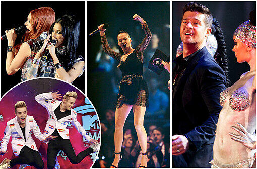Europe Music Awards 2013: Die besten Bilder der Show mit Miley Cyrus, Robin Thicke, Katy Perry