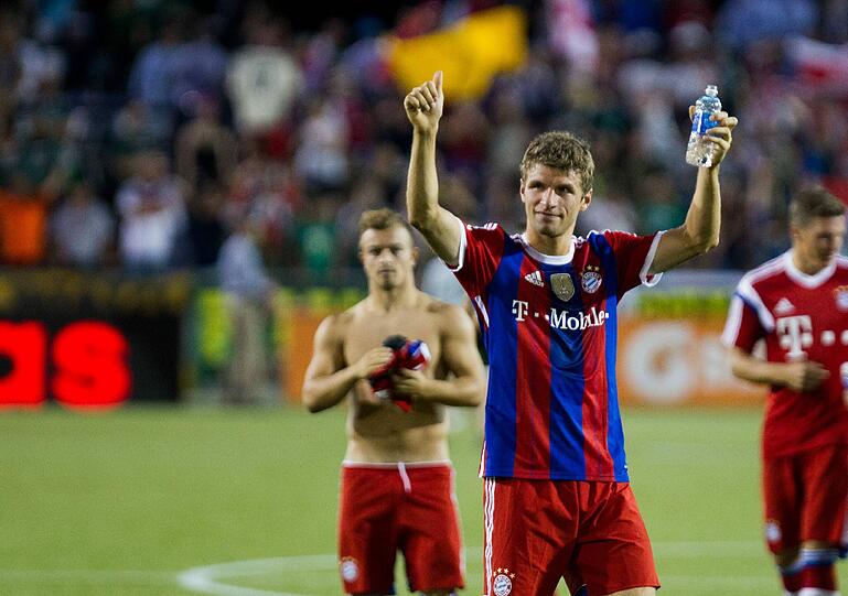 Bilder vom Testspiel gegen die MLS-Auswahl in Portland.