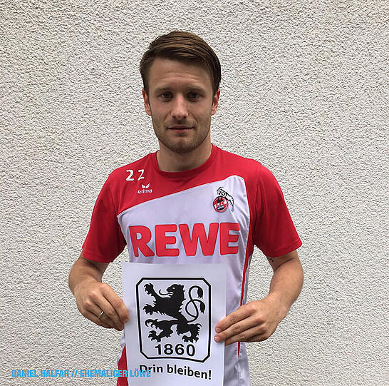 "Drin bleiben" wünscht der Kölner Daniel Halfar den Löwen.
